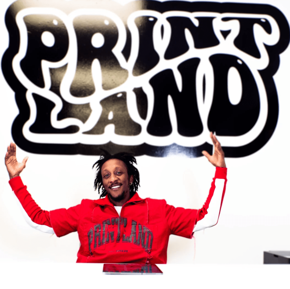 Photo of PrintLand Co owner